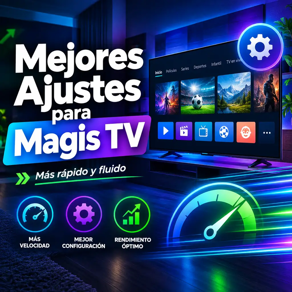 Mejores ajustes para el rendimiento de Magis TV